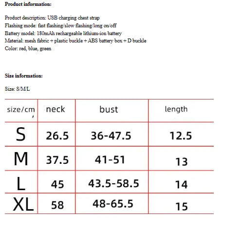 ORBYX Halo Intelligent LED Safety Harness